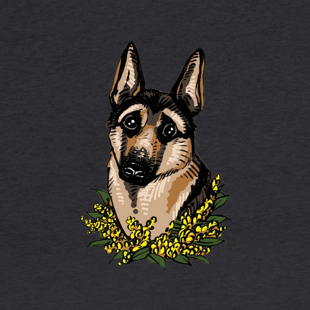 G is for German Sheperd by Taylorbryn